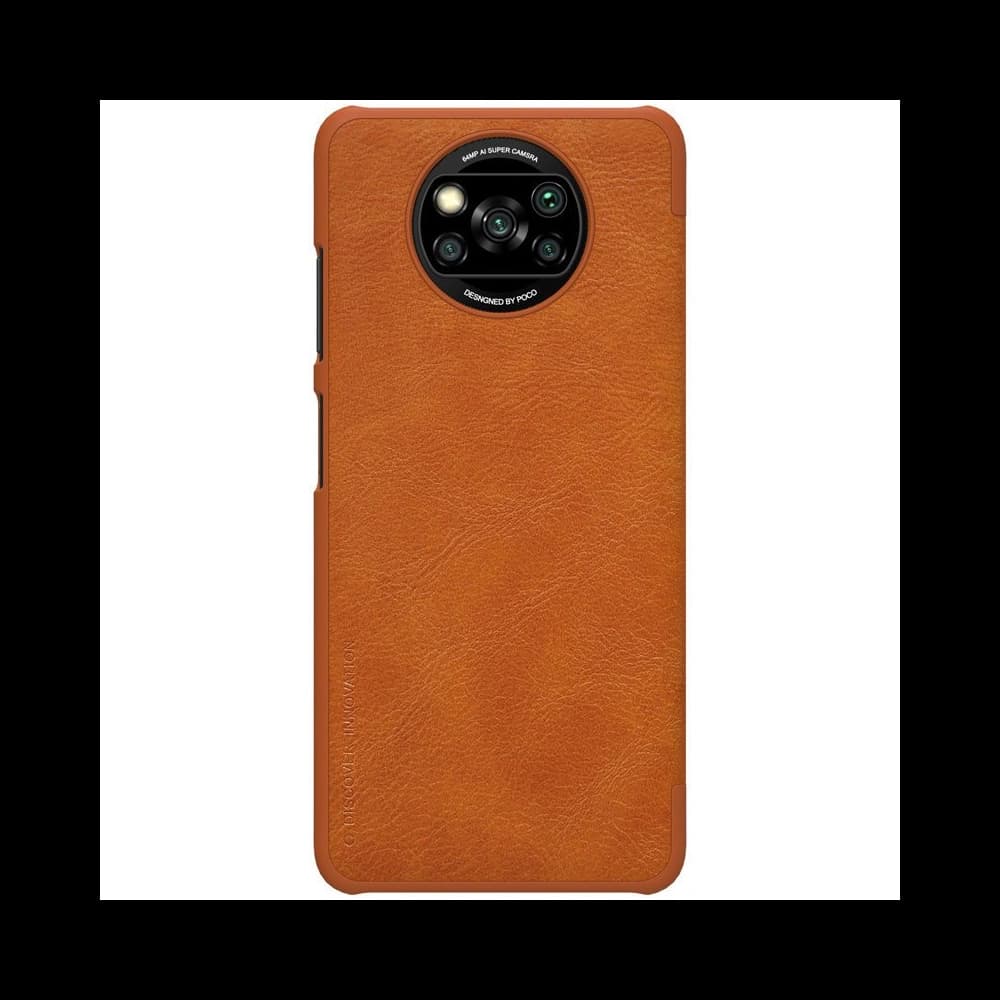 Nillkin Qin Xiaomi Poco X3 NFC/X3 Pro brown - 1