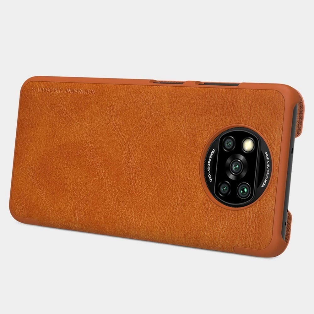 Nillkin Qin Xiaomi Poco X3 NFC/X3 Pro brown - 6