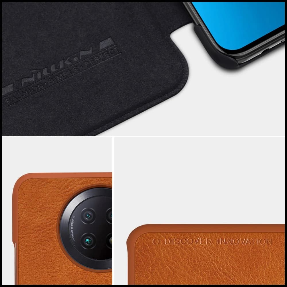 Case Nillkin Qin Xiaomi Redmi Note 9T 5G schwarz - 24