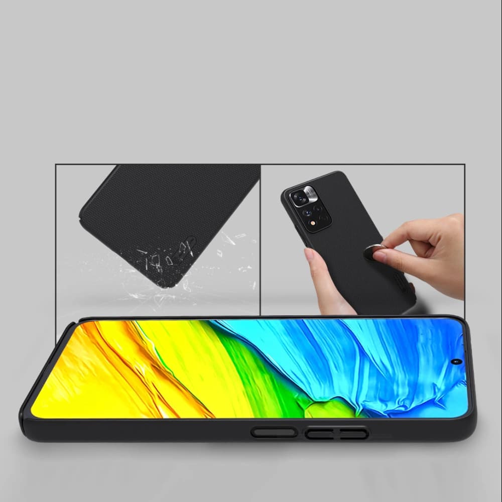 Nillkin Super Frosted Shield Pro Xiaomi Redmi Note 11 Pro/Plus black - 10