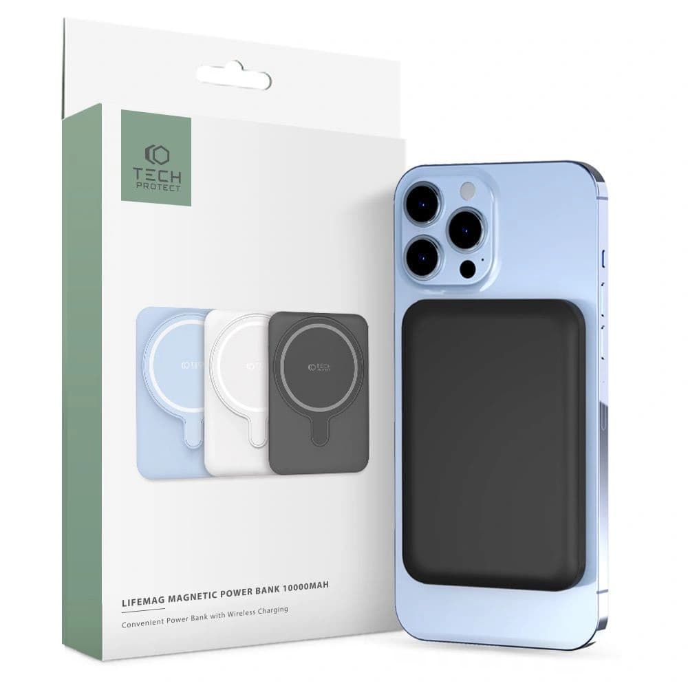 Tech-Protect PB11 Lifemag Powerbank MagSafe 10000mah Black - 1