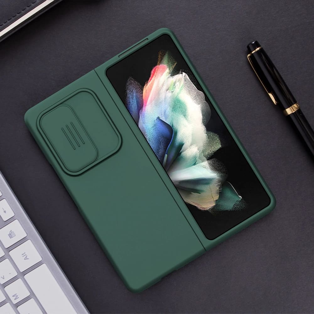 Etui Nillkin CamShield Silky Silicone Samsung Galaxy Z Fold 3 černé - 16