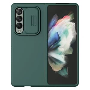 Etui Nillkin CamShield Silky Silicone Samsung Galaxy Z Fold 3 zelený