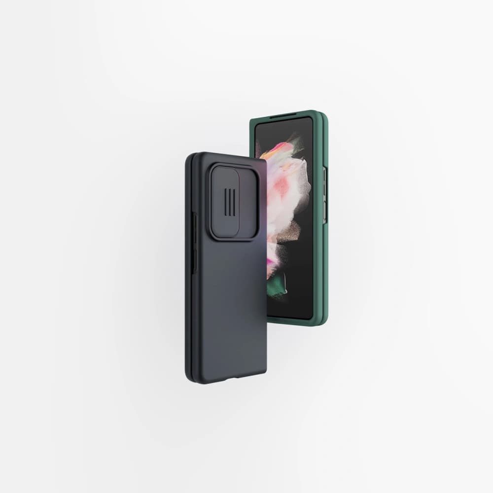Etui Nillkin CamShield Silky Silicone Samsung Galaxy Z Fold 3 zelený - 6