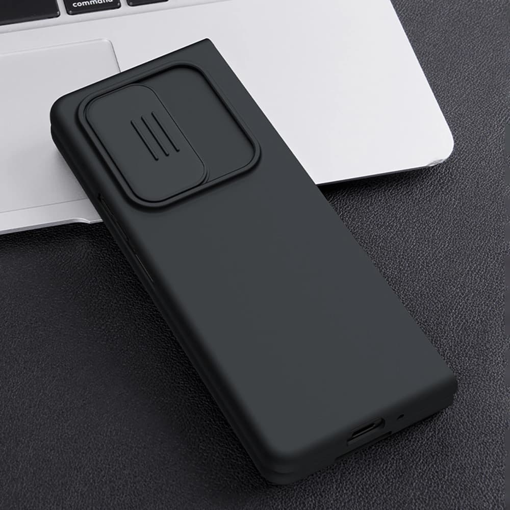 Etui Nillkin CamShield Silky Silicone Samsung Galaxy Z Fold 3 zelený - 15