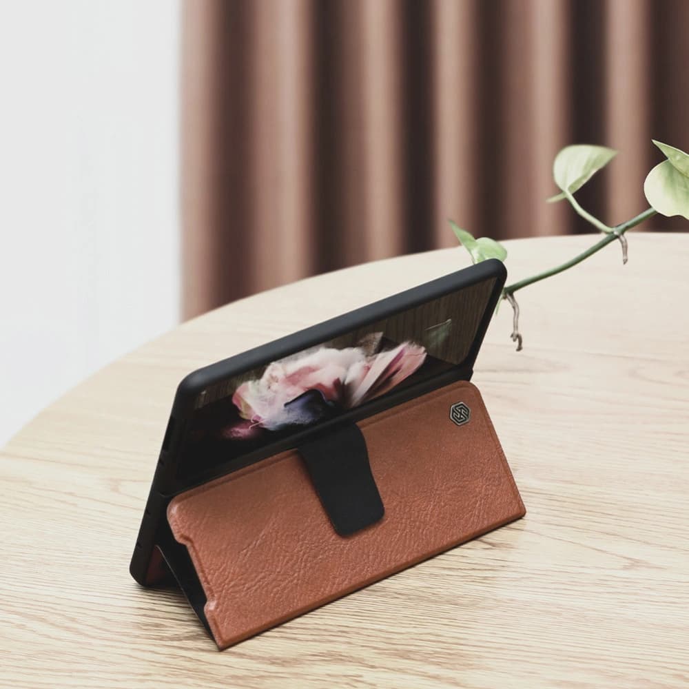 Etui Nillkin Aoge Leather Samsung Galaxy Z Fold 3 černé - 9