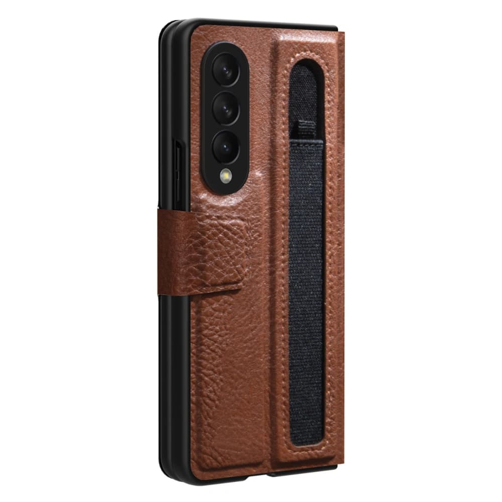 Etui Nillkin Aoge Leather Samsung Galaxy Z Fold 3 hnědý - 2