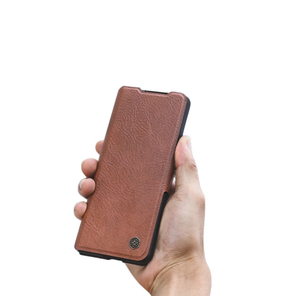 Etui Nillkin Aoge Leather Samsung Galaxy Z Fold 3 hnědý - 12