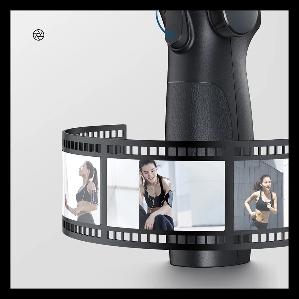 Gimbal 3 osý Baseus šedý - 16