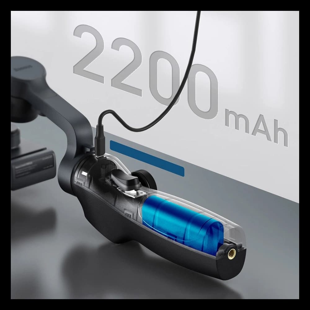 Gimbal 3 osý Baseus šedý - 17