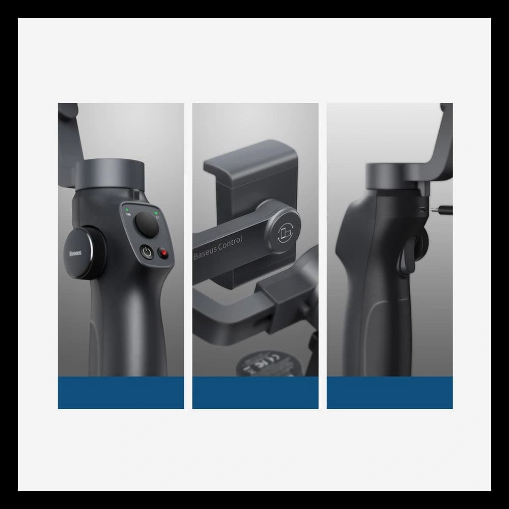 Gimbal 3 osý Baseus šedý - 18