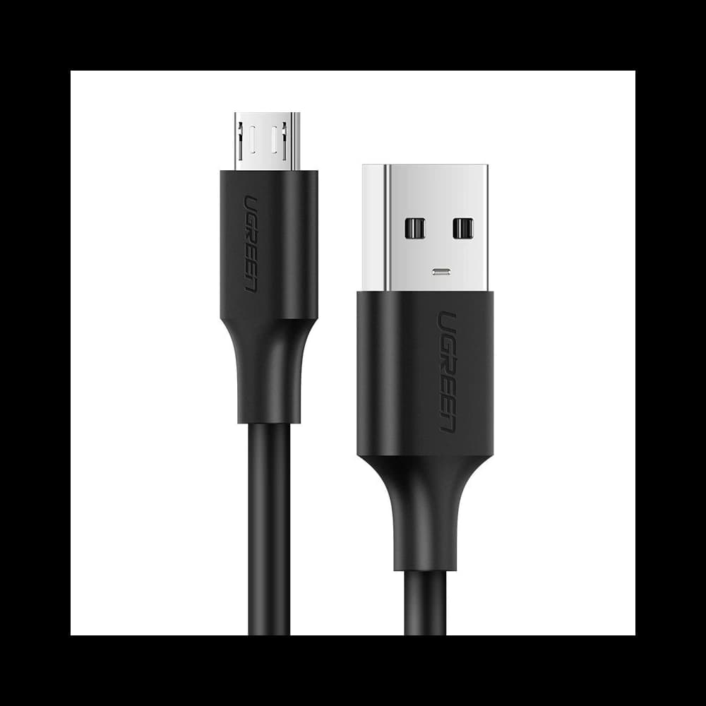 Kabel UGREEN US289 USB/microUSB 2,4A 480Mbps 1,5m černý - 1