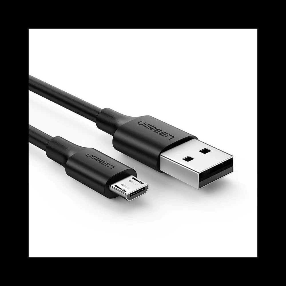 Kabel UGREEN US289 USB/microUSB 2,4A 480Mbps 1,5m černý - 2