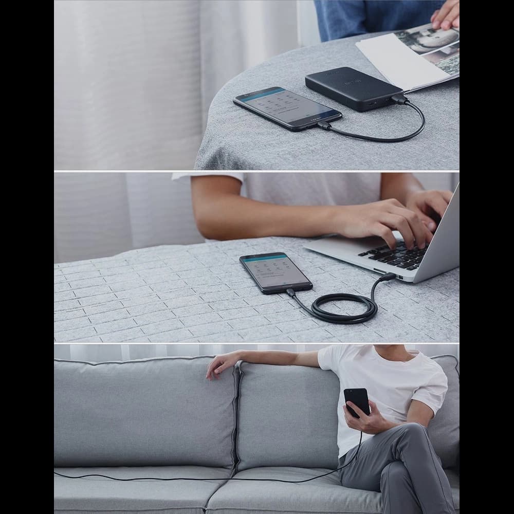 Kabel UGREEN US289 USB/microUSB 2,4A 480Mbps 1,5m černý - 9