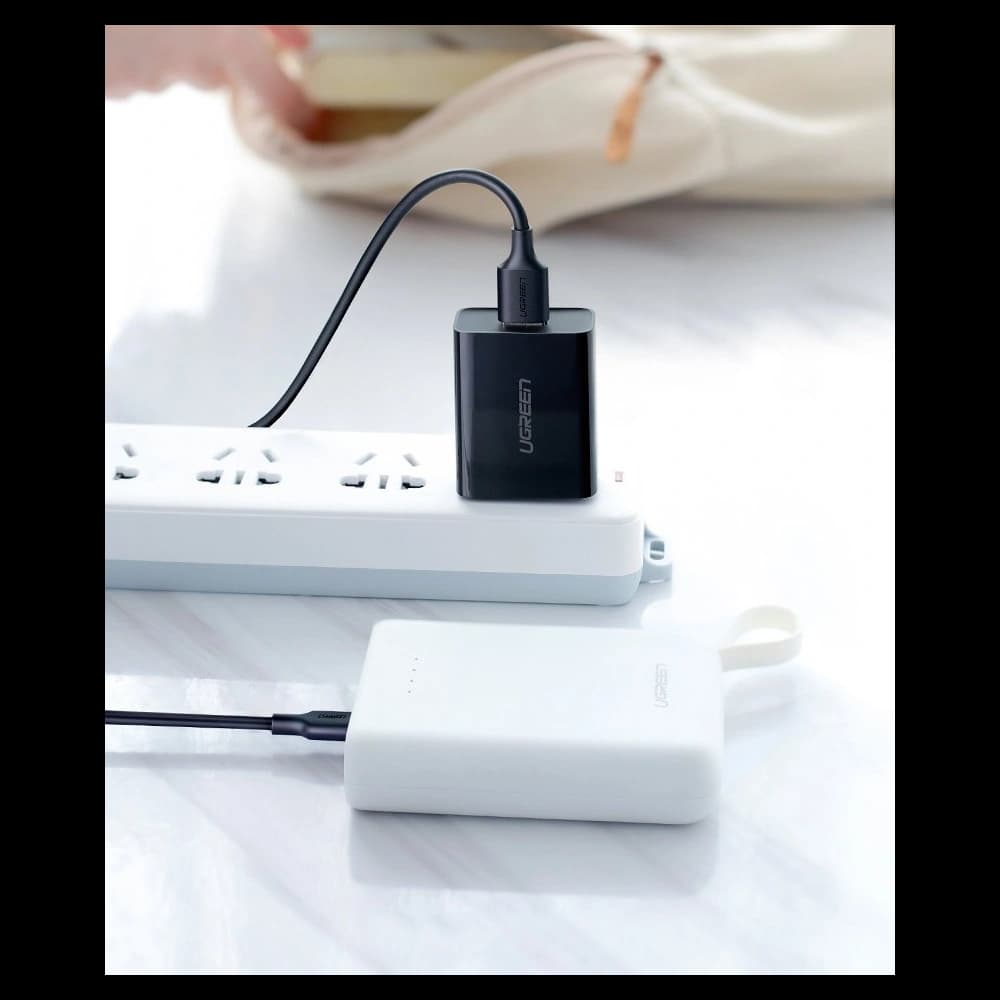 Kabel UGREEN US289 USB/microUSB 2,4A 480Mbps 1,5m černý - 16