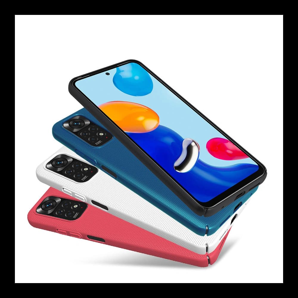 Etui Nillkin Super Frosted Shield Xiaomi Redmi Note 11S 5G/11T 5G/Poco M4 Pro 5G fekete - 8