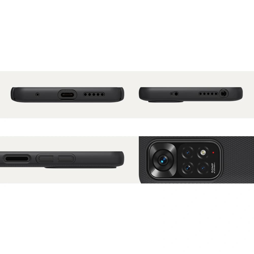 Etui Nillkin Super Frosted Shield Xiaomi Redmi Note 11S 5G/11T 5G/Poco M4 Pro 5G fekete - 11