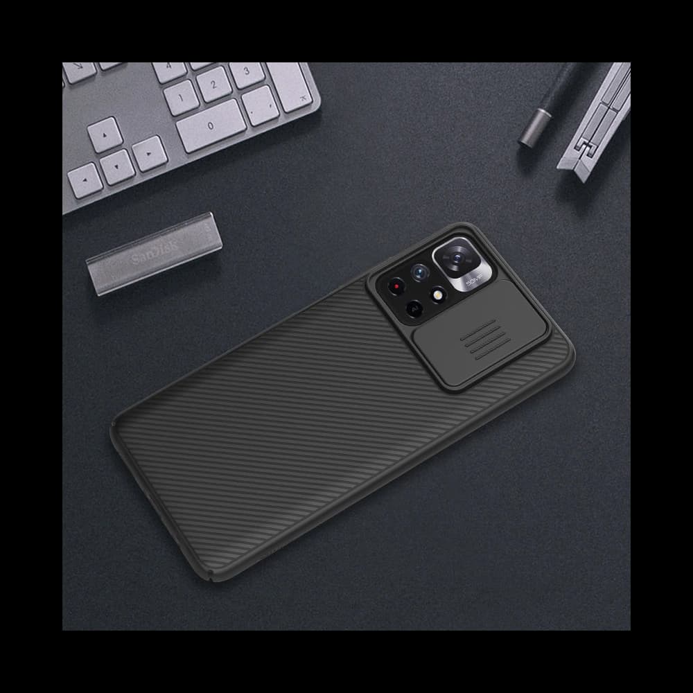 Etui Nillkin CamShield Xiaomi Redmi Note 11S 5G/11T 5G/Poco M4 Pro 5G kék - 13
