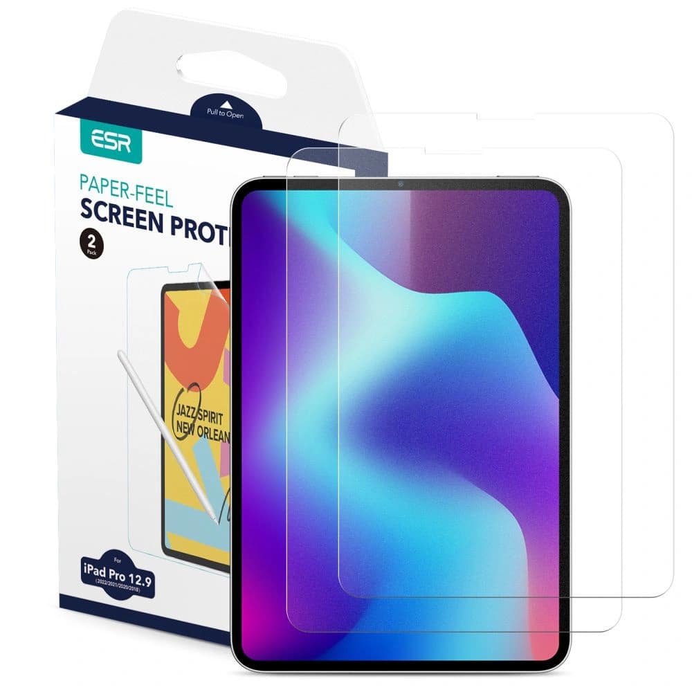 Folie ESR Papiergefühl Apple iPad Pro 12.9 2020/2021 (4. und 5. Generation) [2 PACK] - 1