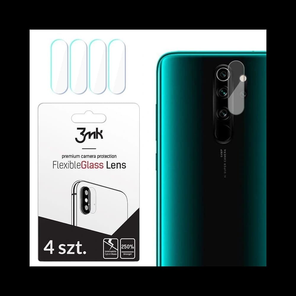 Hybridglas für die Kameraobjektive 3MK Lens Protection Redmi Note 8 Pro [4 PACK] - 1