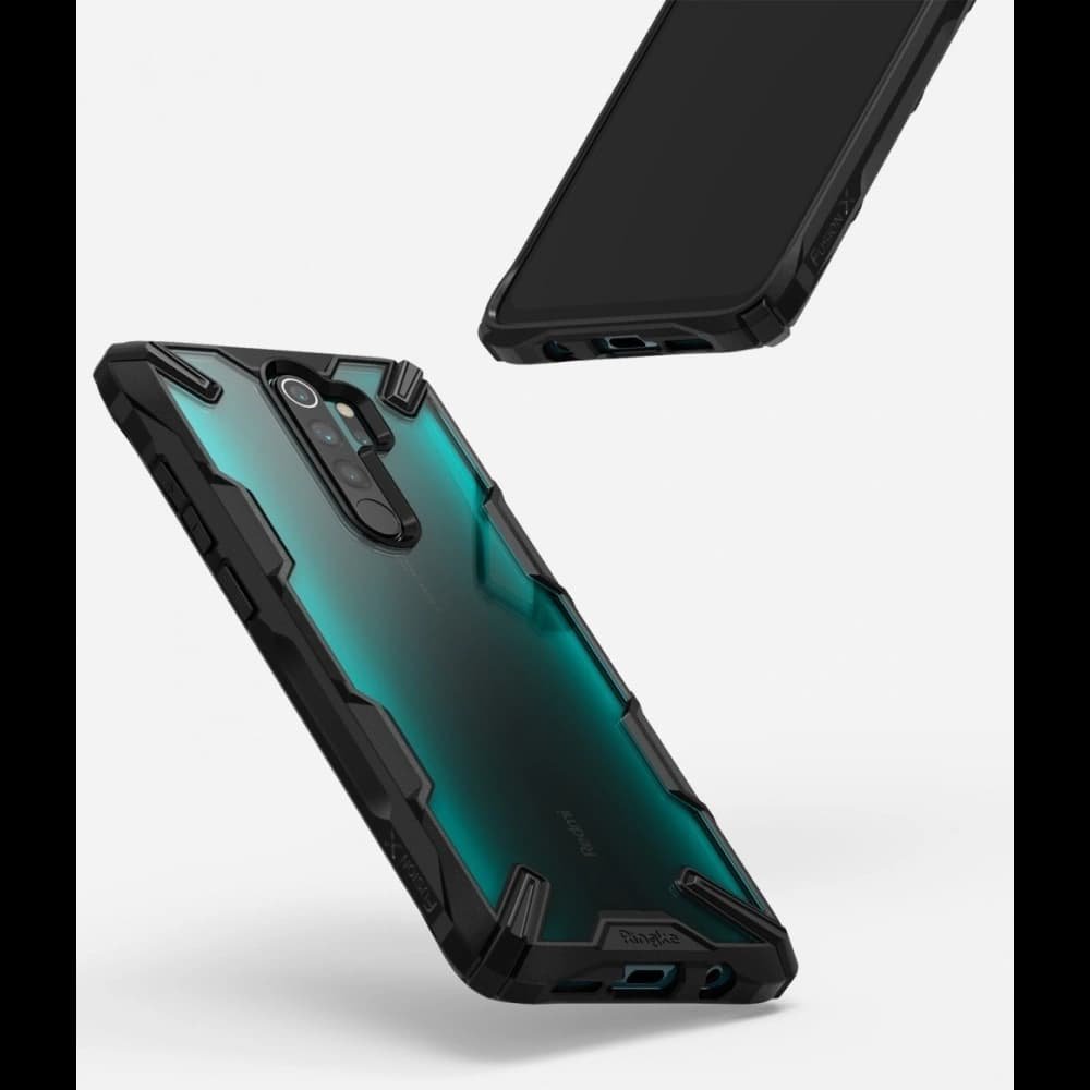 Case Ringke Fusion-X Redmi Note 8 Pro Schwarz - 2