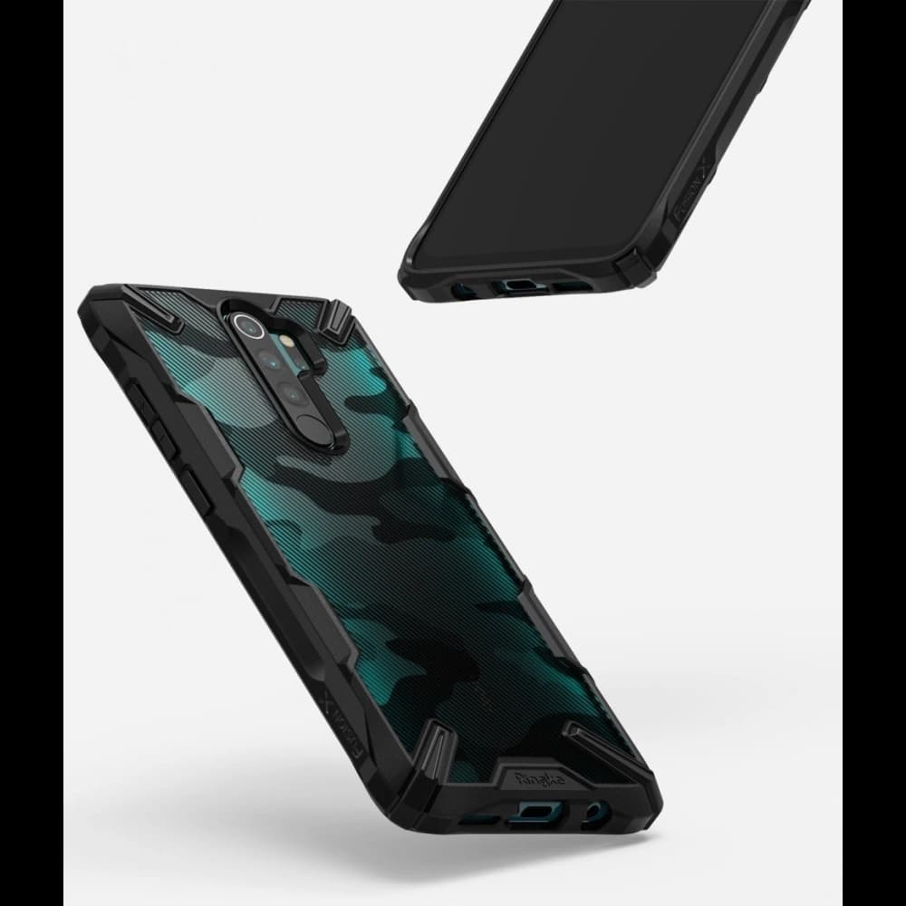 Ringke Fusion-X Design Redmi Note 8 Pro Camo Black - 2