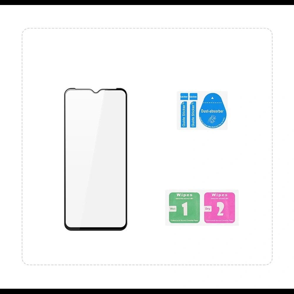 Dux Ducis 9D gehärtetes Glas für Motorola Moto G9 Play/Moto E7 Plus schwarz (case friendly) - 8