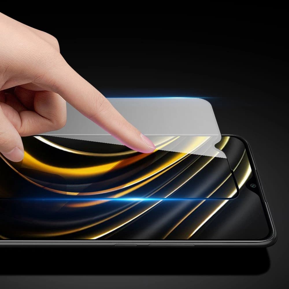 Gehärtetes Glas Dux Ducis 9D Tempered Glass Xiaomi Poco M3 schwarz (case friendly) - 8