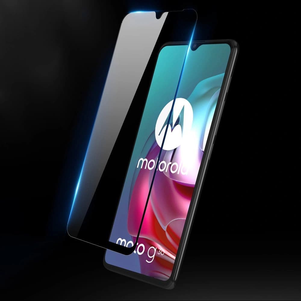 Sticlă călită Dux Ducis 9D Sticlă Temperată Motorola Moto G10/G20/G30 neagră (compatibilă cu husele) - 8
