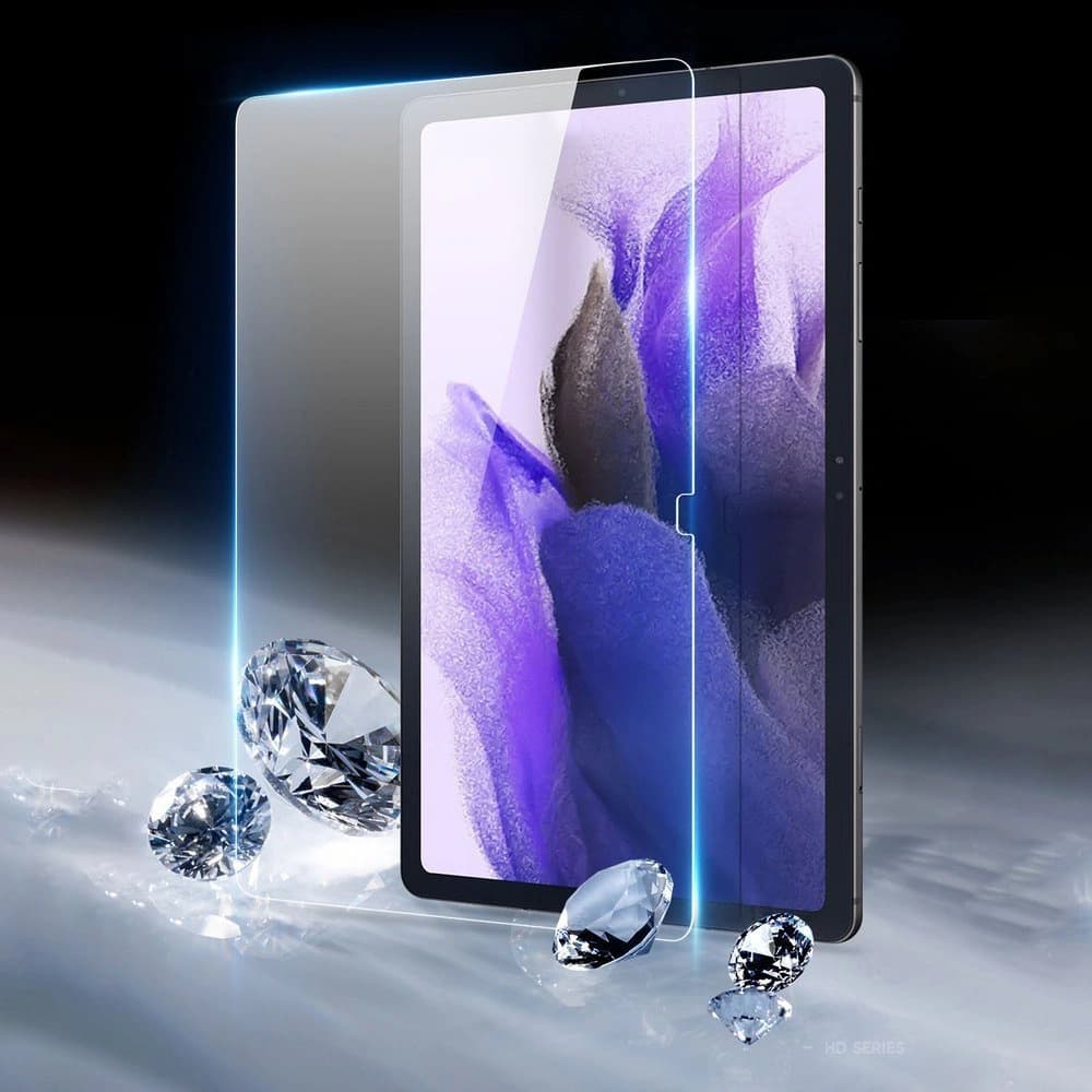 Hőkezelt üveg Dux Ducis Tempered Glass Samsung Galaxy Tab S8+ Plus/Tab S7+ Plus/Tab S7 FE átlátszó (tokbarát) - 9