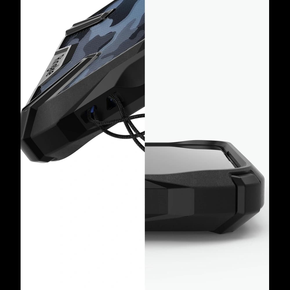 Case Ringke Fusion-X Design Redmi Note 8 Camo (Moro) Schwarz - 4