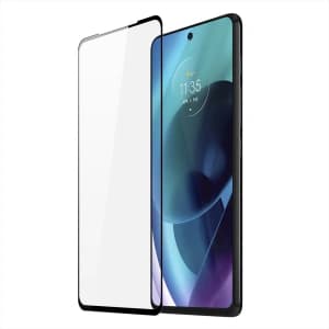 Dux Ducis 9D gehärtetes Glas für Motorola Moto G71 5G schwarz (case friendly)
