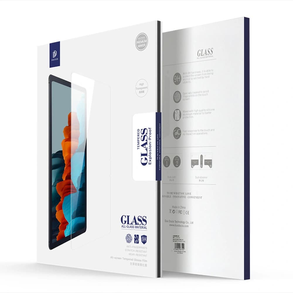 Gehärtetes Glas Dux Ducis Tempered Glass Samsung Galaxy Tab S8 klar (case friendly) - 1