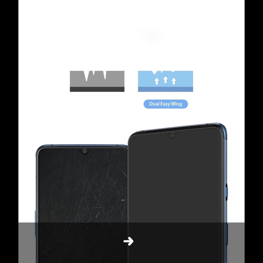 Hydrogel-Folie Ringke Dual Easy Wing Full Cover OnePlus 7T [2 PACK] - 5
