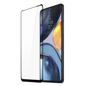 Sticlă temperată Dux Ducis 10D pentru Motorola Moto G22, neagră (compatibilă cu carcasele)