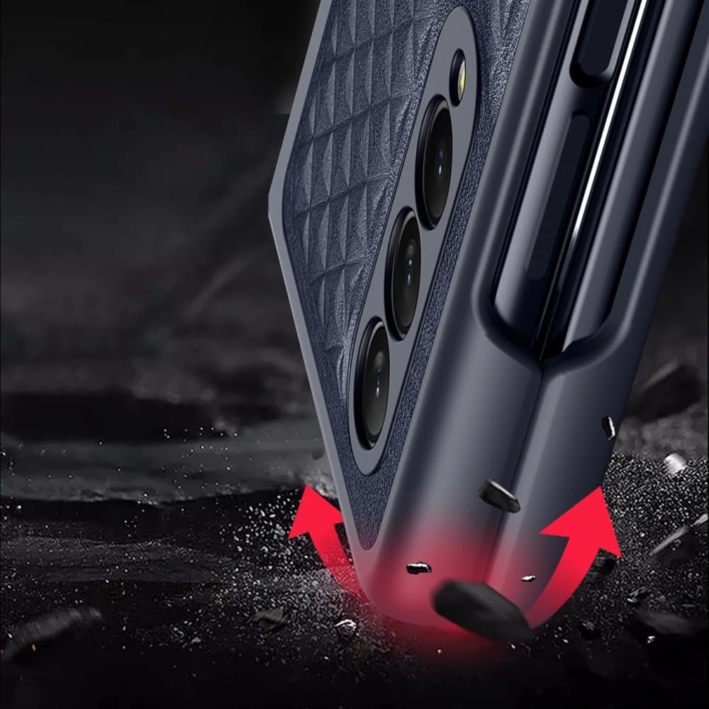 Etui Dux Ducis Venice Samsung Galaxy Z Fold 3 modrý - 8