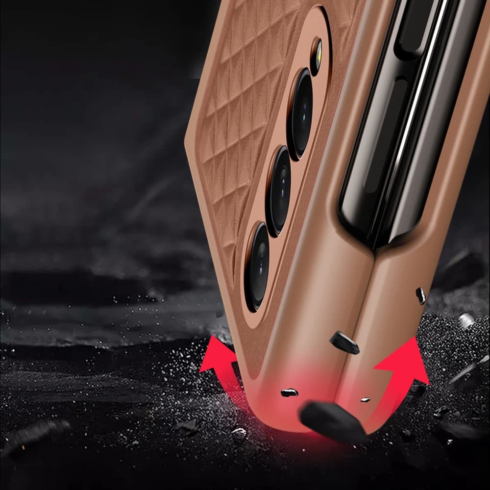 Etui Dux Ducis Venice Samsung Galaxy Z Fold 3 hnědá - 8