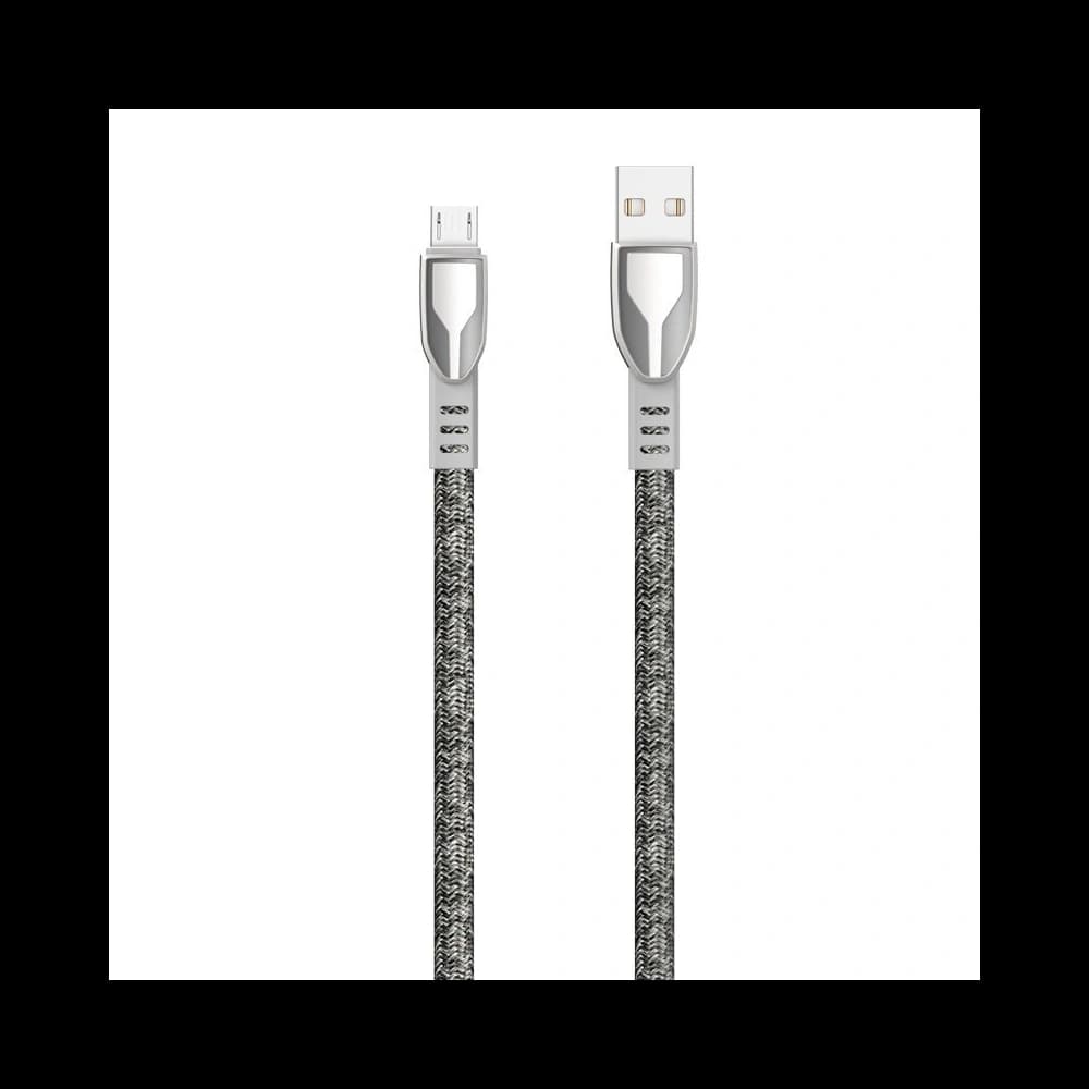 Kabel Dudao USB/microUSB 5A 1m šedý (L3PROM) - 1