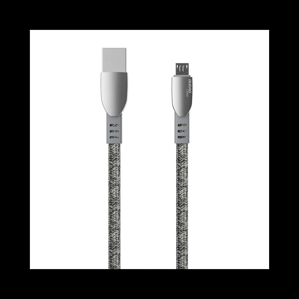 Kabel Dudao USB/microUSB 5A 1m šedý (L3PROM) - 2