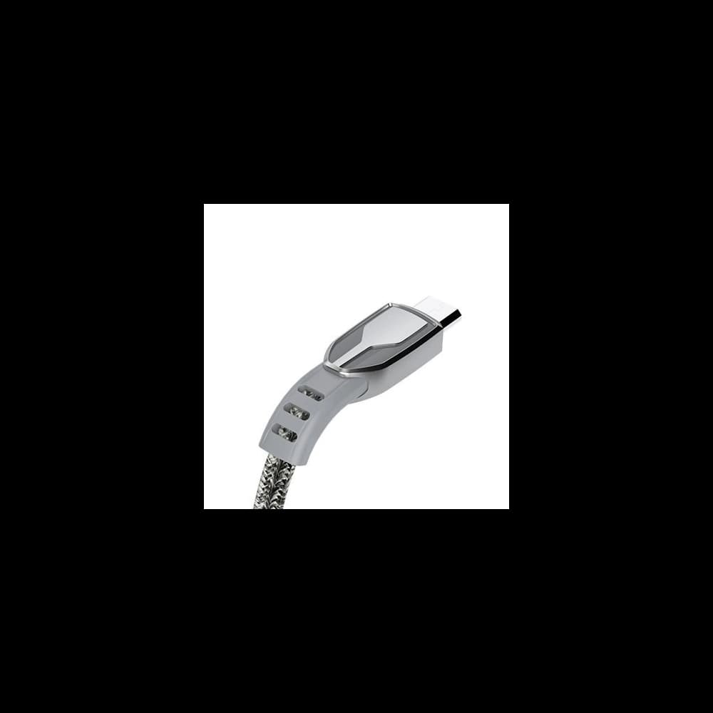 Kabel Dudao USB/microUSB 5A 1m šedý (L3PROM) - 3