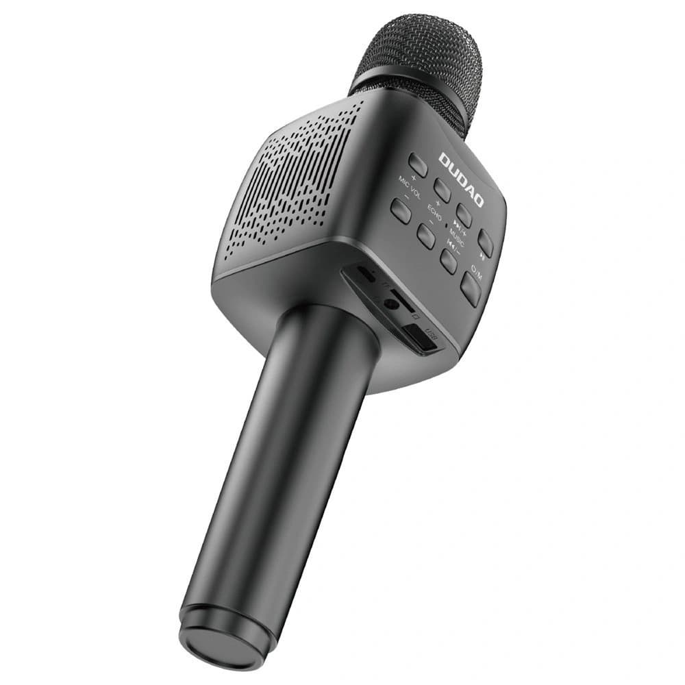 Dudao bezprzewodowy mikrofon do karaoke Bluetooth 5.0 czarny (Y16S) - 1