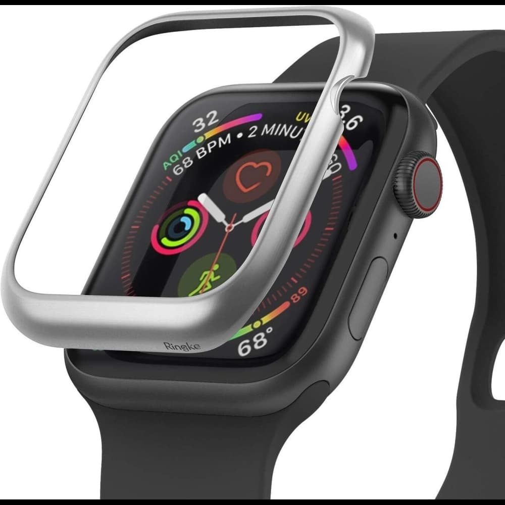 Ringke Bezel Styling Apple Watch 5/4 40mm Stainless Steel Matte Silver AW4-40-09 - 1