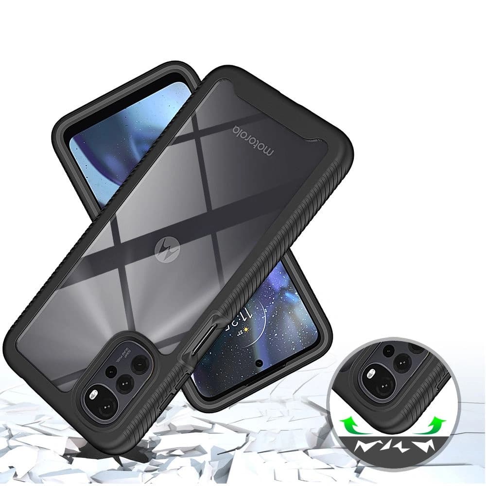 Case Tech-Protect Defense360 Motorola Moto G22/E32/E32s Schwarz - 2