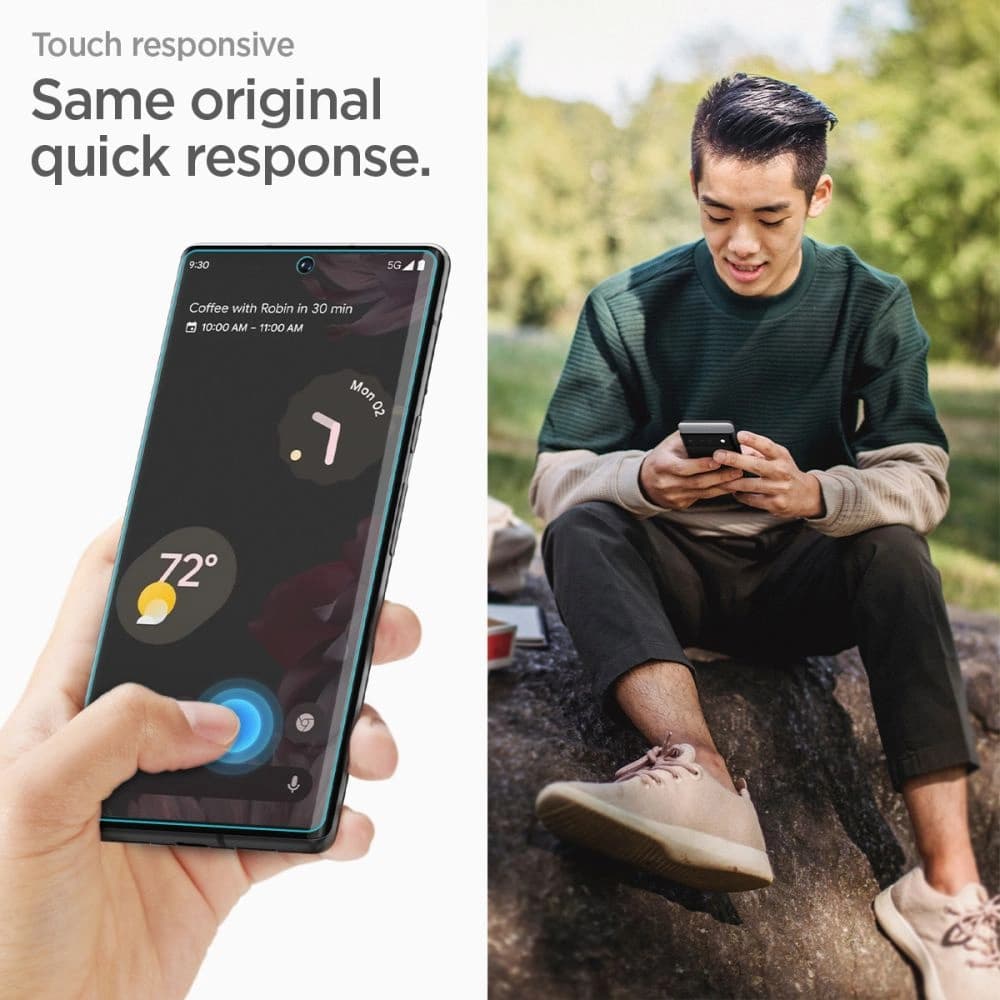 Folie Spigen Neo Flex Google Pixel 7 Pro Klar [2 PACK] - 5