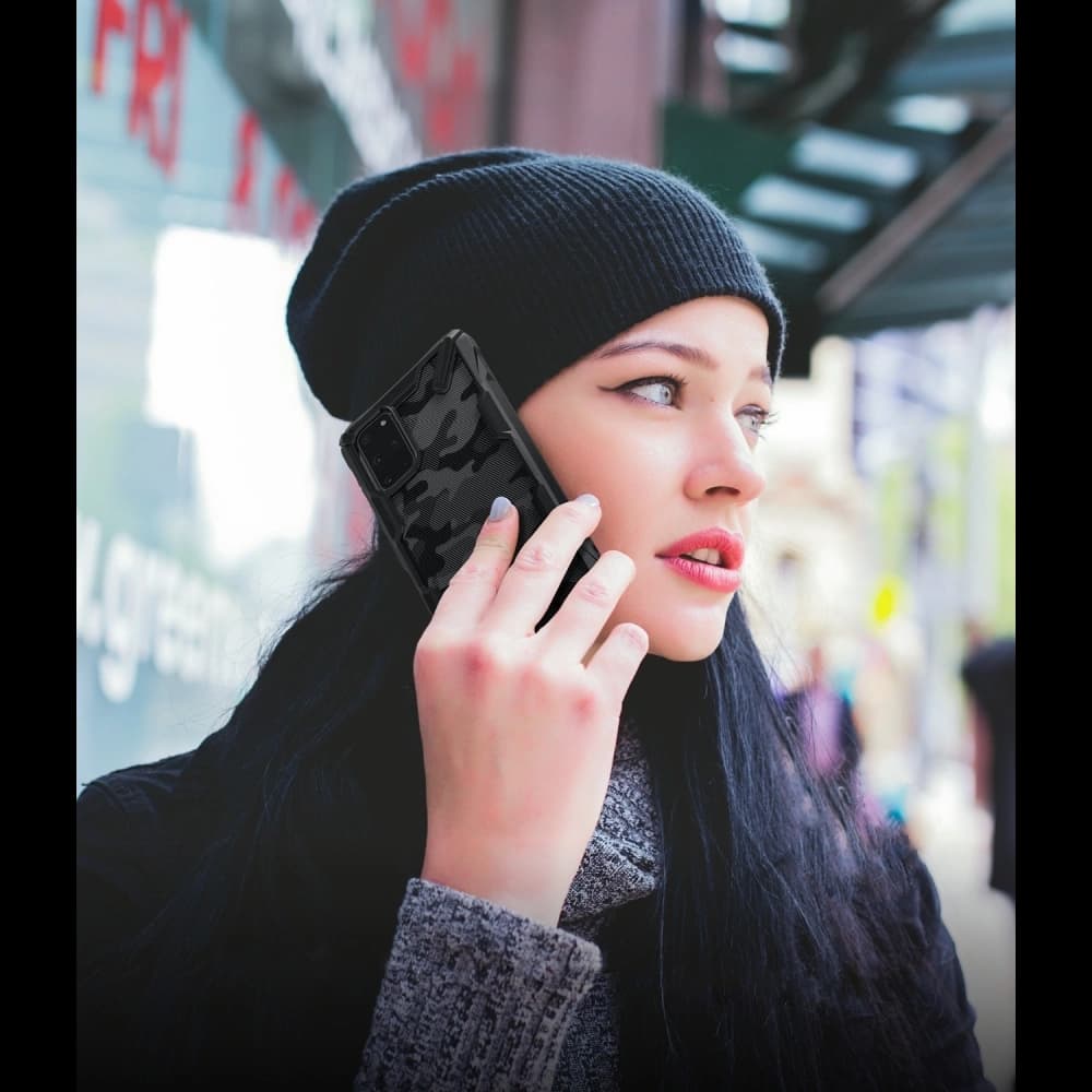 Ringke Fusion-X Design Samsung Galaxy S20+ Plus Camo Black - 2