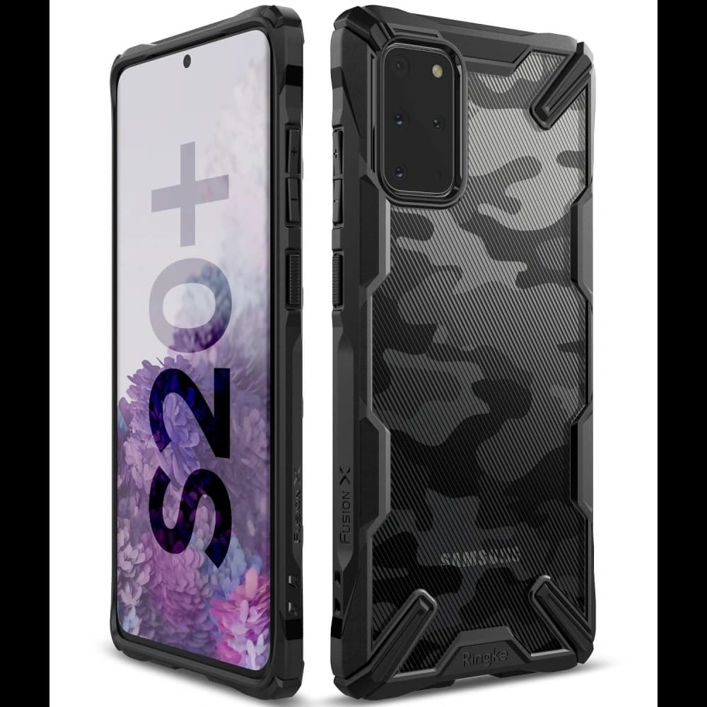 Ringke Fusion-X Design Samsung Galaxy S20+ Plus Camo Black - 1