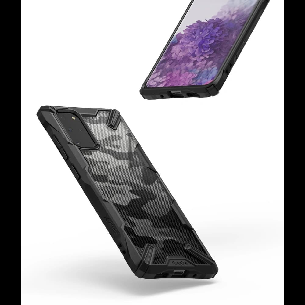 Ringke Fusion-X Design Samsung Galaxy S20+ Plus Camo Black - 3