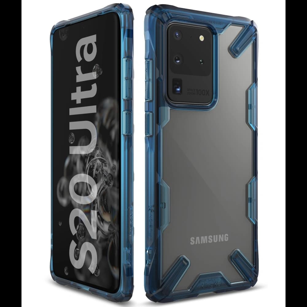 Etui Ringke Fusion-X Samsung Galaxy S20 Ultra Space Blue - 1