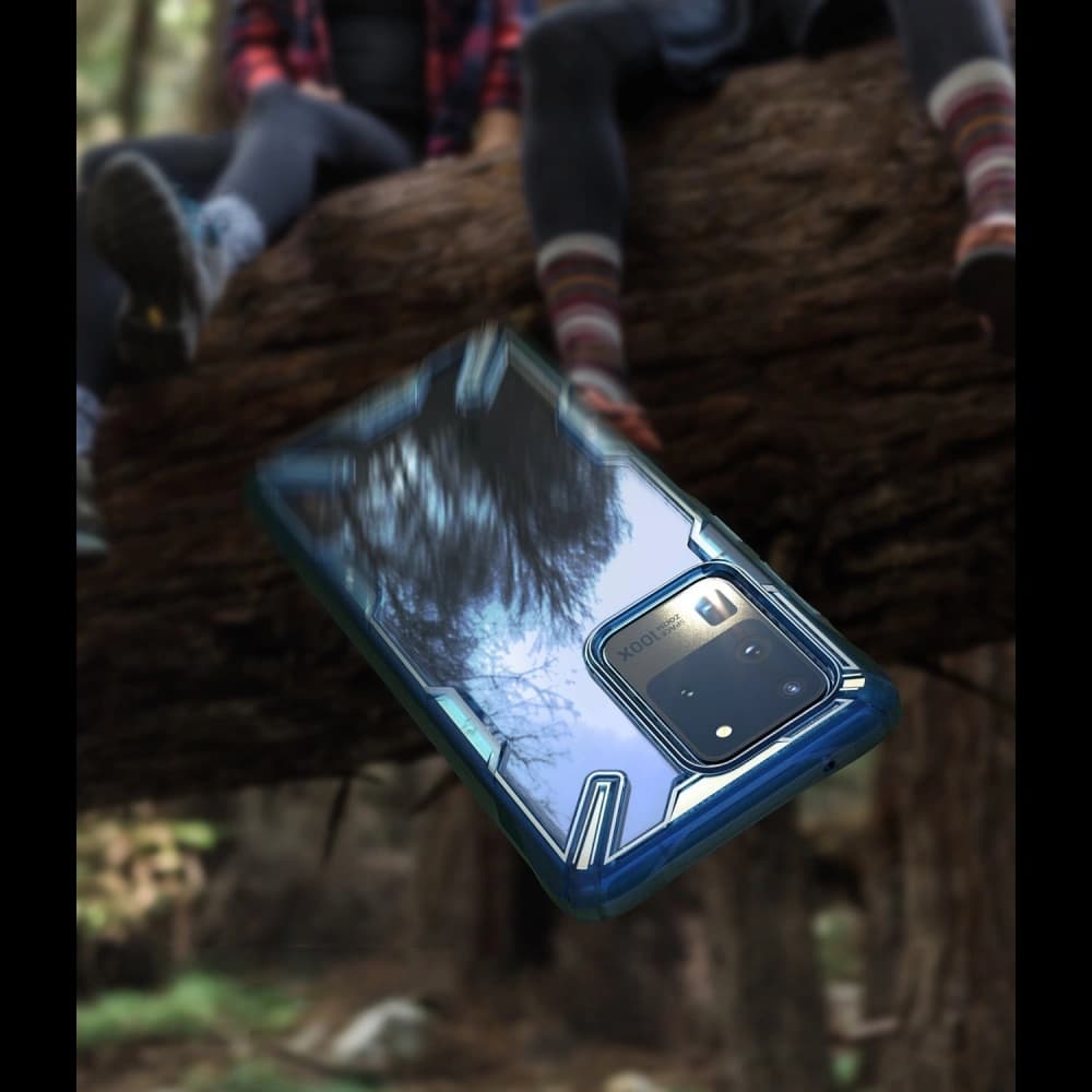 Etui Ringke Fusion-X Samsung Galaxy S20 Ultra Space Blue - 7