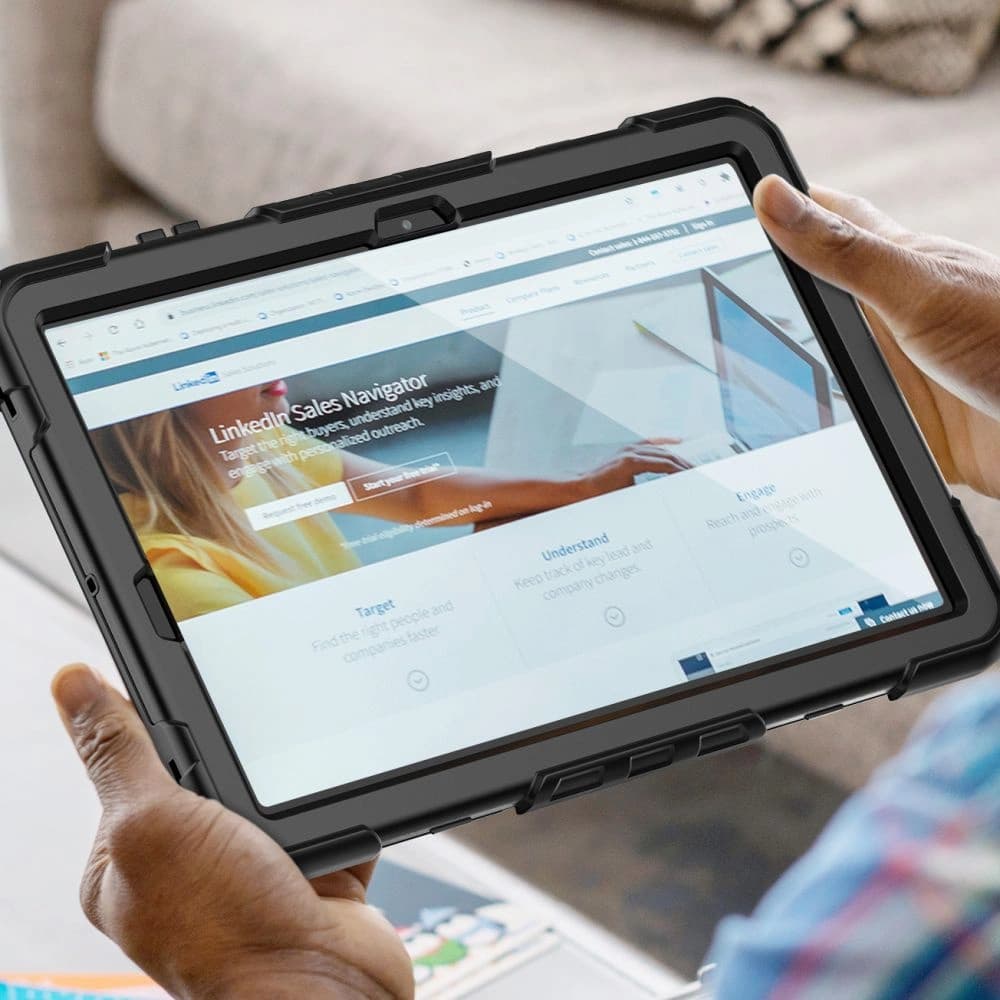 Etui Tech-Protect Solid360 Samsung Galaxy Tab S8+ Plus/S7+ Plus/S7 FE 12.4 Negru - 4